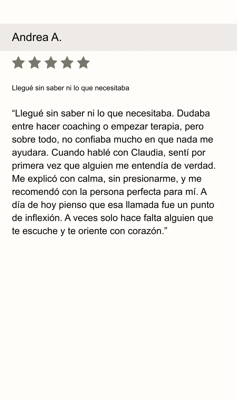 Coaching Psicología online